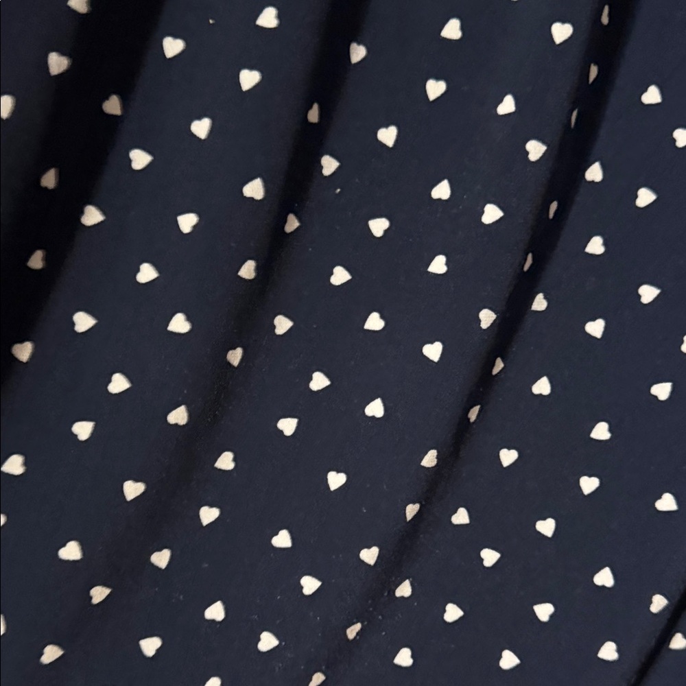 croft & barrow Navy Sleeveless Heart-Print Camisole Top 1X - Picture 5 of 10
